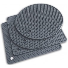 Create Premium Thicken Heat Resistant Durable Oven Mitts Trivets Silicone Pads