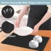 Create Waterproof Heat Resistant Kitchen Counter Electric Stove Extra Large Black Silicone Table Mat by Kinshing  – Custom Silicone Mats with Flexible, Food-Grade Design