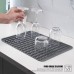 Custoimized Colors Heat Resistant Silicone Drying Mats Classic Square Silicone Stove Top Cover Kitchen Silicone Dish Drying Mat by Kinshing  – Custom Silicone Mats with Flexible, Food-Grade Design