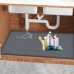 Custom 34 x 22 Anti-slip Waterproof Kitchen Cabinet Protector Silicone Sink Mat with Drain Hole by Kinshing  – Custom Silicone Mats with Flexible, Food-Grade Design
