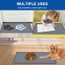 Custom 34 x 22 Anti-slip Waterproof Kitchen Cabinet Protector Silicone Sink Mat with Drain Hole by Kinshing  – Custom Silicone Mats with Flexible, Food-Grade Design