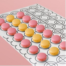 Custom Food Grade Non Stick Baking Oven Silicone Macaron Mat