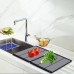 Custom Kitchen Counter Non-slip Absorbent Diatomaceous Earth Stone Dish Silicone Drying Mat by Kinshing  – Custom Silicone Mats with Flexible, Food-Grade Design