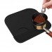 Custom Logo Waterproof Food Grade Espresso Classic Black Silicone Coffee Mat by Kinshing  – Custom Silicone Mats with Flexible, Food-Grade Design