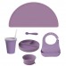 Custom Unique BPA Free Purple Flower Printed Kids Silicone Feeding Mat by Kinshing  – Custom Silicone Mats with Flexible, Food-Grade Design