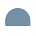 Customise Personalized Semicircle Shape Easy Clean Kids Baby Silicone Table Mat by Kinshing  – Custom Silicone Mats with Flexible, Food-Grade Design