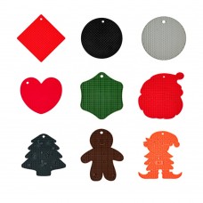 Customize Heat Resistant Anti-slip Snowflake Shape Hot Pot Holder Trivet Silicone Mat