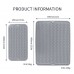 Customize Kitchen Counter Heat Resistant Multiple Usag Silicone Dish Drying Mat by Kinshing  – Custom Silicone Mats with Flexible, Food-Grade Design