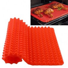 Customize Kitchen Pyramid Nonstick BBQ Pastry Silicone Cooking Oven Mat