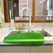 Make Kitchen Island Or Bathroom Secure Non-Slip Suction Cup Base Premium Silicone Sink Water Splash Guard 