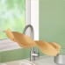 Make Kitchen Island Or Bathroom Secure Non-Slip Suction Cup Base Premium Silicone Sink Water Splash Guard by Kinshing  – Custom Silicone Mats with Flexible, Food-Grade Design