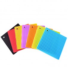 OEM Creative Square Grid Coaster Casserole Cooker Bowl Silicone Mat