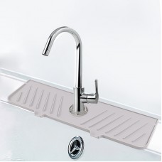 Wholesale Kitchen Bathroom Sink Splash Guard Drain Drip Silicone Faucet Mat