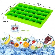 Create Designs BPA-Free Stackable 24-Cavity Silicone Ice Tray with Removable Lid