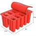 Custom 10 Cavities Silicone  Ice Cream Popsicle Mold with Durable Design by Kinshing  – Custom Silicone Ice Molds with Flexible, Food-Grade Design