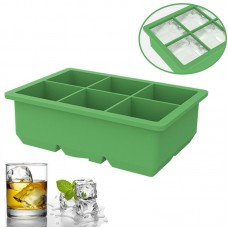 Custom BPA-Free 6-Cavity Easy Release Silicone Ice Cube Tray