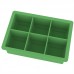 Custom BPA-Free 6-Cavity Easy Release Silicone Ice Cube Tray by Kinshing  – Custom Stampi per ghiaccio in silicone with Flexible, Food-Grade Design