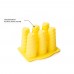 Custom Design 6-Cavity Spiral Silicone Ice Cream Popsicle Mold for DIY Bar Treats by Kinshing  – Custom Silicone Ice Molds with Flexible, Food-Grade Design