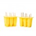 Custom Design 6-Cavity Spiral Silicone Ice Cream Popsicle Mold for DIY Bar Treats by Kinshing  – Custom Silicone Ice Molds with Flexible, Food-Grade Design