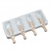 Custom Design DIY Ice Pops Cakesicles 4-Cavity Mini Silicone Popsicle Mold by Kinshing  – Custom Silicone Ice Molds with Flexible, Food-Grade Design