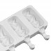 Custom Design DIY Ice Pops Cakesicles 4-Cavity Mini Silicone Popsicle Mold by Kinshing  – Custom Silicone Ice Molds with Flexible, Food-Grade Design