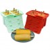 Custom Easy Release Silicone Ice Popsicle Mold with Attached Lids by Kinshing  – Custom Silicone Ice Molds with Flexible, Food-Grade Design