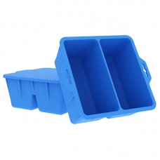 Custom Foldable Extra Large Silicone Ice Block Mold with Lid