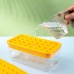 Custom Logo Easy-Release Whiskey Ice Cubes Silicone Ice Cube Tray with Storage Box by Kinshing  – Custom Silicone Ice Molds with Flexible, Food-Grade Design