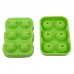 Customised Food Grade Party Bar Whiskey Cocktail 6 Holes Round Silicone Ice Mould by Kinshing  – Custom Silicone Ice Molds with Flexible, Food-Grade Design