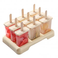 Customized DIY BPA-Free Cartoon Silicone Popsicle Mold with Lid