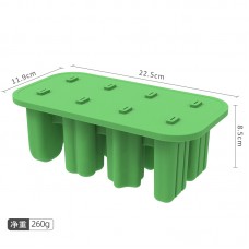 Customized Food Grade 8-Slot BPA-Free Silicone Popsicle Mold