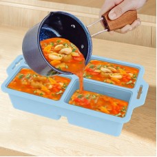 Customized Soup Storage with Lid Silicone Freezer Food Molds