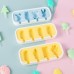 DIY Your Personalized Food Grade 4 Silicone Ice Cream Molds with lids by Kinshing  – Custom Silicone Ice Molds with Flexible, Food-Grade Design