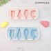 DIY Your Personalized Food Grade 4 Silicone Ice Cream Molds with lids by Kinshing  – Custom Silicone Ice Molds with Flexible, Food-Grade Design