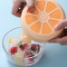 Factory Make Customized Logo Fruit Shape Silicone Ice Cube Tray with Lid by Kinshing  – Custom Moules à glace en silicone with Flexible, Food-Grade Design