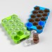 Factory Make Eco-Friendly Honeycomb Shape 14-Hole Silicone Ice Cube Tray with Lid by Kinshing  – Custom Silicone Ice Molds with Flexible, Food-Grade Design