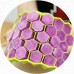 Factory Manufacture 7-Cavity Honeycomb Stackable Silicone Ice Cube Tray with Lid by Kinshing  – Custom Silicone Ice Molds with Flexible, Food-Grade Design