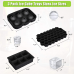 Factory Manufacture Honeycomb Shape Portable Silicone Ice Cube Tray with Lid by Kinshing  – Custom Silicone Ice Molds with Flexible, Food-Grade Design