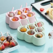 Factory Production customized logo Round Silicone Ice Cube Tray with Lid