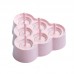 Factory Production customized logo Round Silicone Ice Cube Tray with Lid by Kinshing  – Custom Silicone Ice Molds with Flexible, Food-Grade Design
