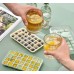 Factory Supply 28 Grids 56 Grids Food Grade Silicone Ice Tray Mold with Sealed Cover by Kinshing  – Custom Silicone Ice Molds with Flexible, Food-Grade Design