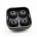 Factory Supply Food Grade Silicone Sphere Ice Ball Mold with 4 Cavities by Kinshing  – Custom Silicone Ice Molds with Flexible, Food-Grade Design