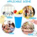 Make Your Hot Summer Kitchen Magic Squeeze Cup Milk Cola Juice Silicone Ice Slushy Mold by Kinshing  – Custom Silicone Ice Molds with Flexible, Food-Grade Design