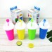Manufacturer Offer Frozen Magic Silicone Slushy Mold Cup with Lid and Straw by Kinshing  – Custom Silicone Ice Molds with Flexible, Food-Grade Design