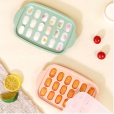 Manufacturer Produce Kitchen Silicone Popsicle Mold with Fruit Feeder 