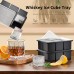 OEM Services Whiskey Cocktail Food Grade 6-Cavity Silicone Ice Cube Tray with Lid by Kinshing  – Custom Silicone Ice Molds with Flexible, Food-Grade Design