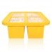 OEM Supply Large Soup Storage Silicone Soup Freezing Cube Tray with Lid by Kinshing  – Custom Silicone Ice Molds with Flexible, Food-Grade Design