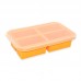 OEM Supply Large Soup Storage Silicone Soup Freezing Cube Tray with Lid by Kinshing  – Custom Silicone Ice Molds with Flexible, Food-Grade Design