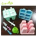 OEM Supply Reusable Silicone Ice Cream Mold with Funnel and Brush by Kinshing  – Custom Silicone Ice Molds with Flexible, Food-Grade Design