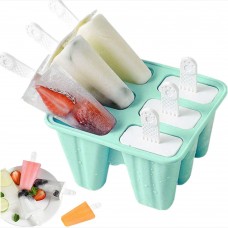 Wholesale Ice Pop Design BPA-Free Reusable Silicone Ice Cream Molds